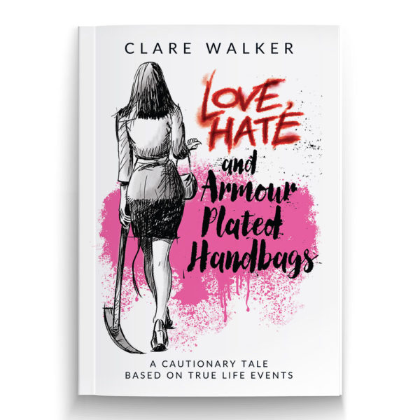 love hate and armour plated handbags book cover